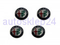 Kołpak koła / zaślepka felgi ALFA ROMEO 159 BRERA SPIDER GIULIETTA (4 szt)  - Alloy Wheel Centre Caps Badge SET - OE 50539932
