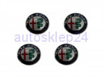 Kołpak koła / zaślepka felgi ALFA ROMEO 159 BRERA SPIDER GIULIETTA (4 szt)  - Alloy Wheel Centre Caps Badge SET - OE 50539932